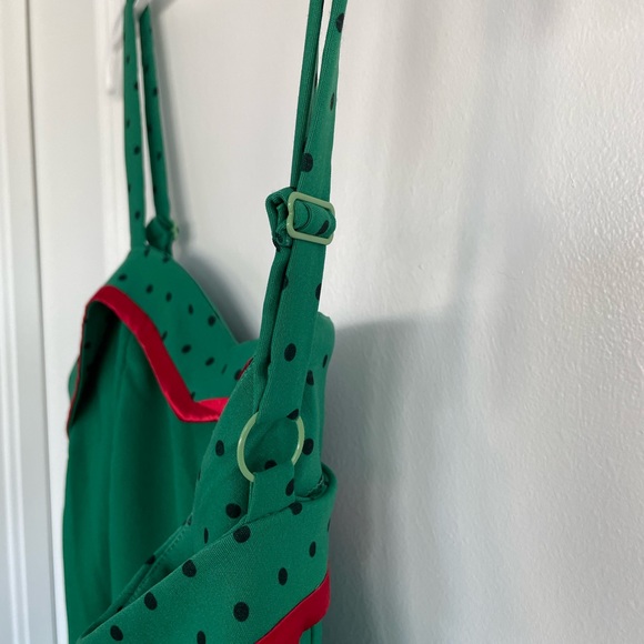 Tatyana Green Vintage Dress (Unique Vintage) - Picture 3 of 7